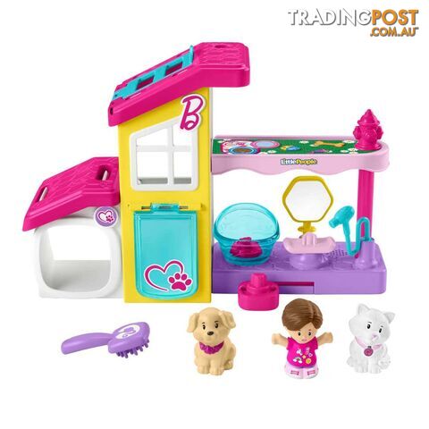 Barbie® Play and Care Pet Spa by Little People® - Mahjw76 - 194735096671