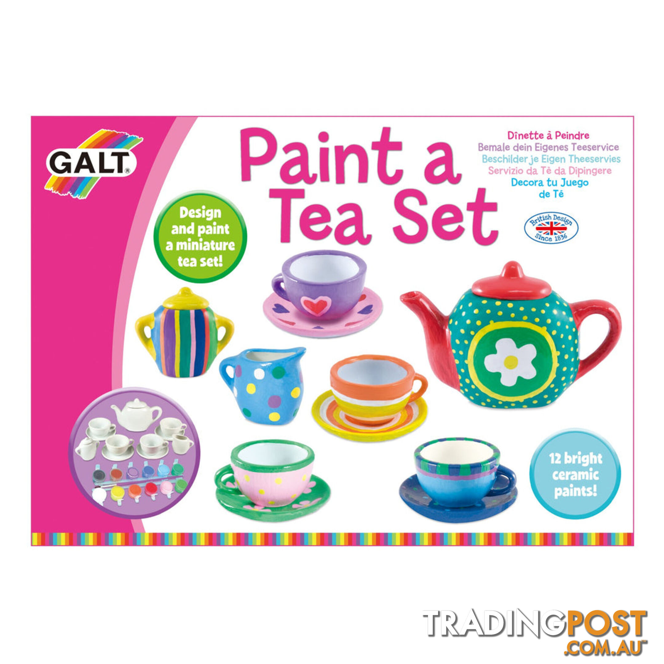 Galt - Paint A Tea Set Mdgn3975 - 5011979523020