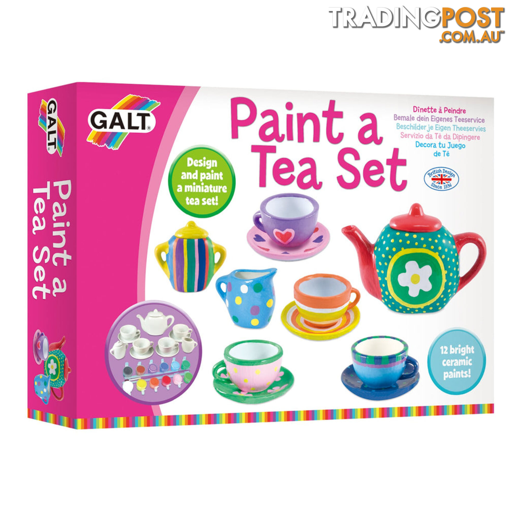 Galt - Paint A Tea Set Mdgn3975 - 5011979523020