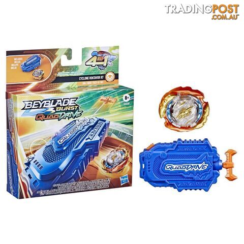 Beyblade Burst Quaddrive Cyclone Fury String Launcher Set - Hbf3320asoo - 195166153117