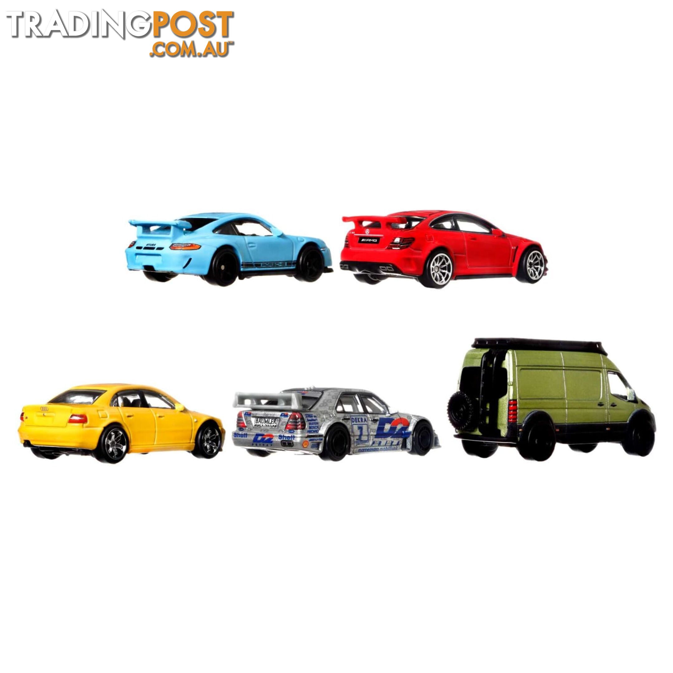 Hot Wheels® - Premium Car Culture Deutschland Design Container Set 5-pack - Mahff41 - 194735039036