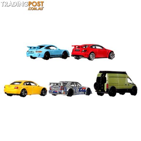 Hot Wheels® - Premium Car Culture Deutschland Design Container Set 5-pack - Mahff41 - 194735039036