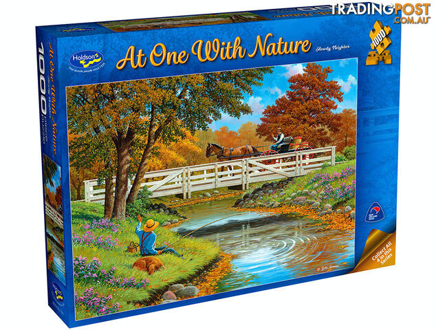 Holdson Jigsaw Puzzle - At One With Nature Howdy Neighbor 1000 Piece Jigsaw Puzzle Hol772315 - 9414131772315