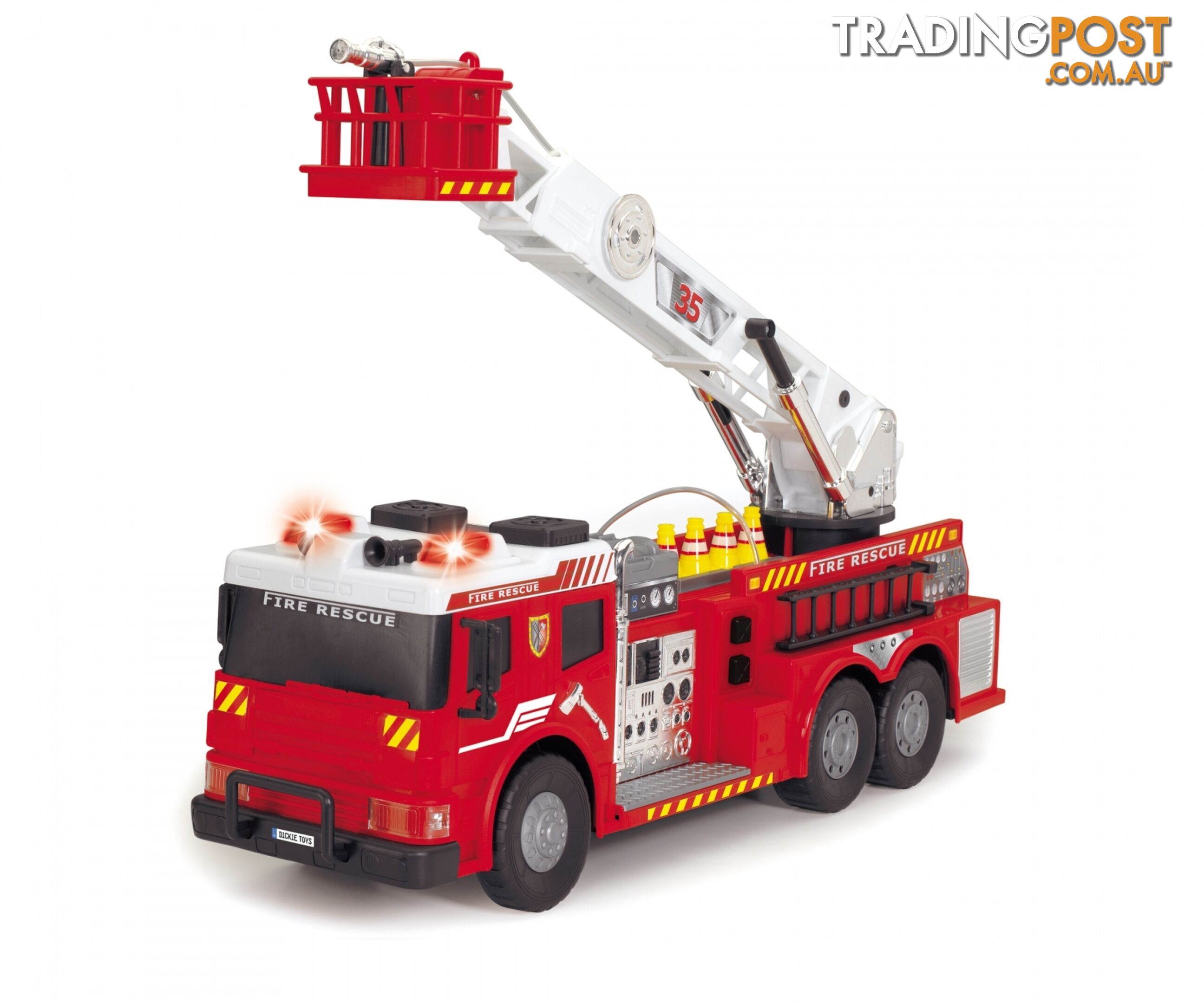 Dickie Toys RC Fire Truck Vehicle - ART66440 - 4006333069093