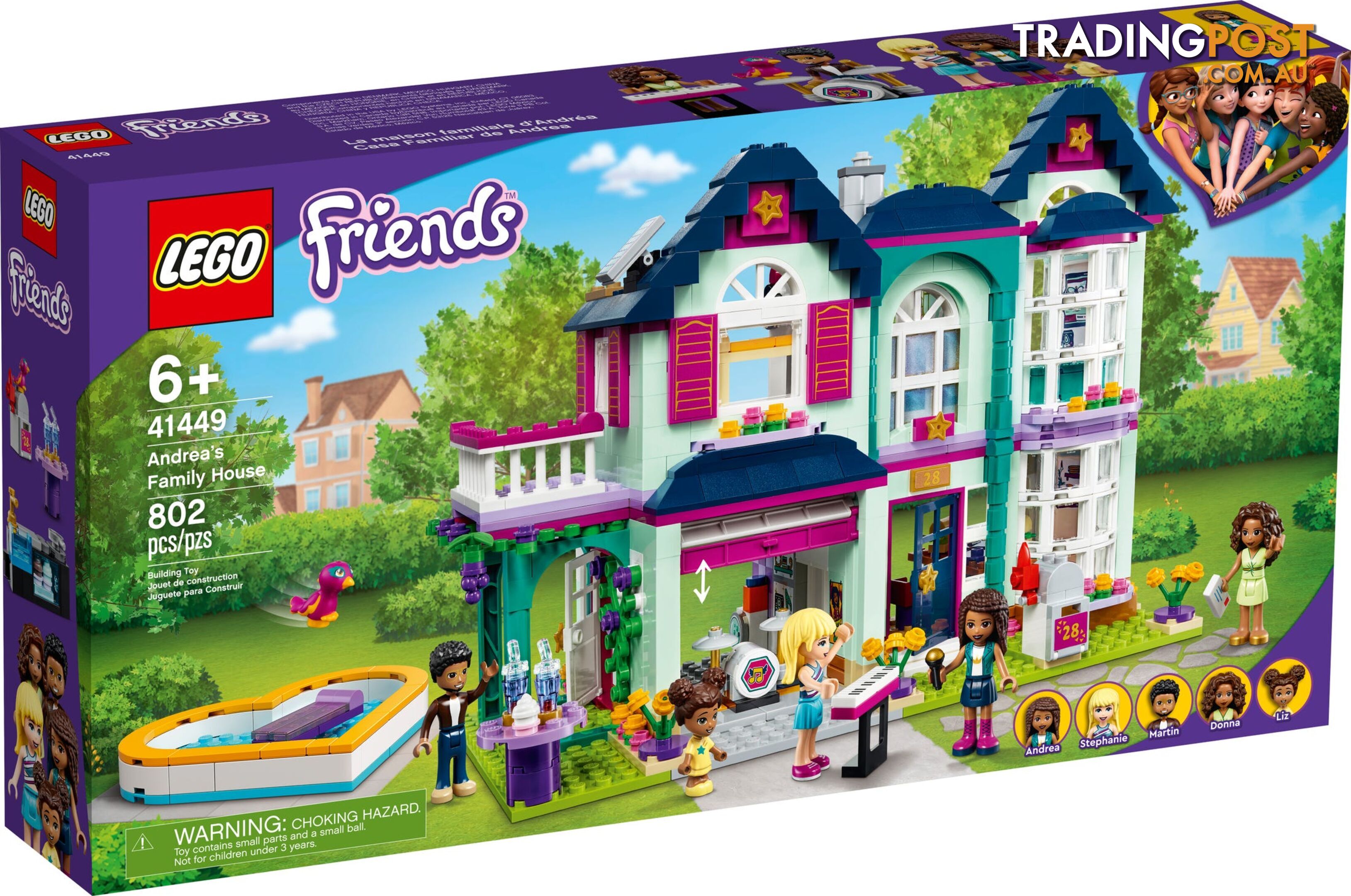 LEGO 41449 Andrea's Family House - Friends - 5702016916133