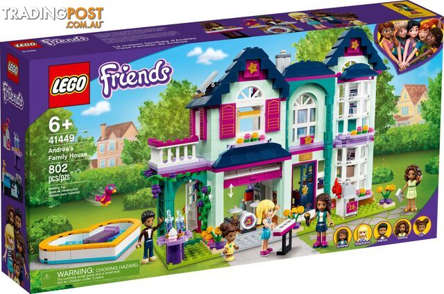 LEGO 41449 Andrea's Family House - Friends - 5702016916133