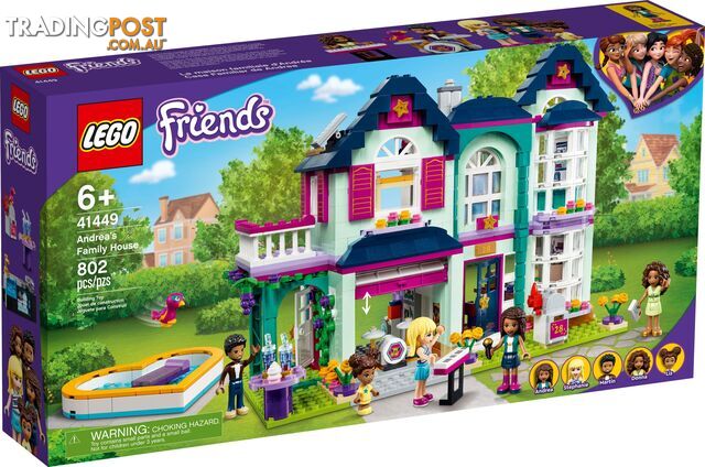 LEGO 41449 Andrea's Family House - Friends - 5702016916133