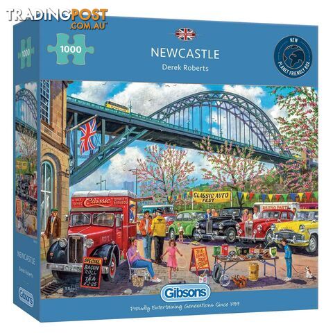 Gibsons - Newcastle Tyne Bridge - Jigsaw Puzzle 1000pc - Jdgib063134 - 5012269063134