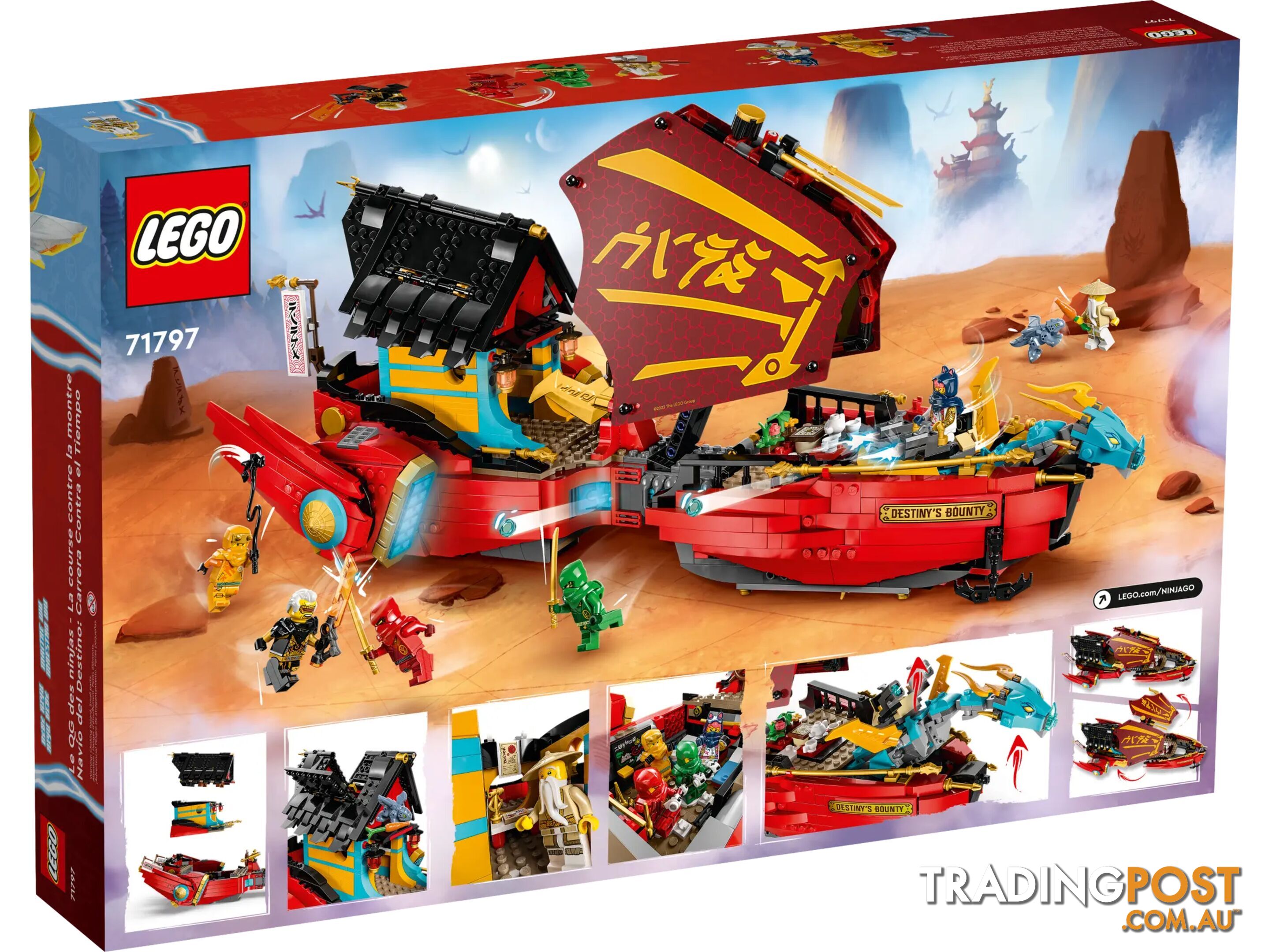 LEGO 71797 Destinyâ€™s Bounty - race against time - Ninjago - 5702017413112