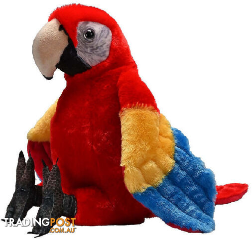 Wild Republic - Artist Collection Scarlett Macaw 15'' Plush Scarlet - Wr27440 - 092389274400