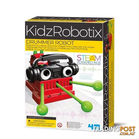 4m - Kidzrobotix - Drummer Robot - Johnco - G3442 - 4893156034427
