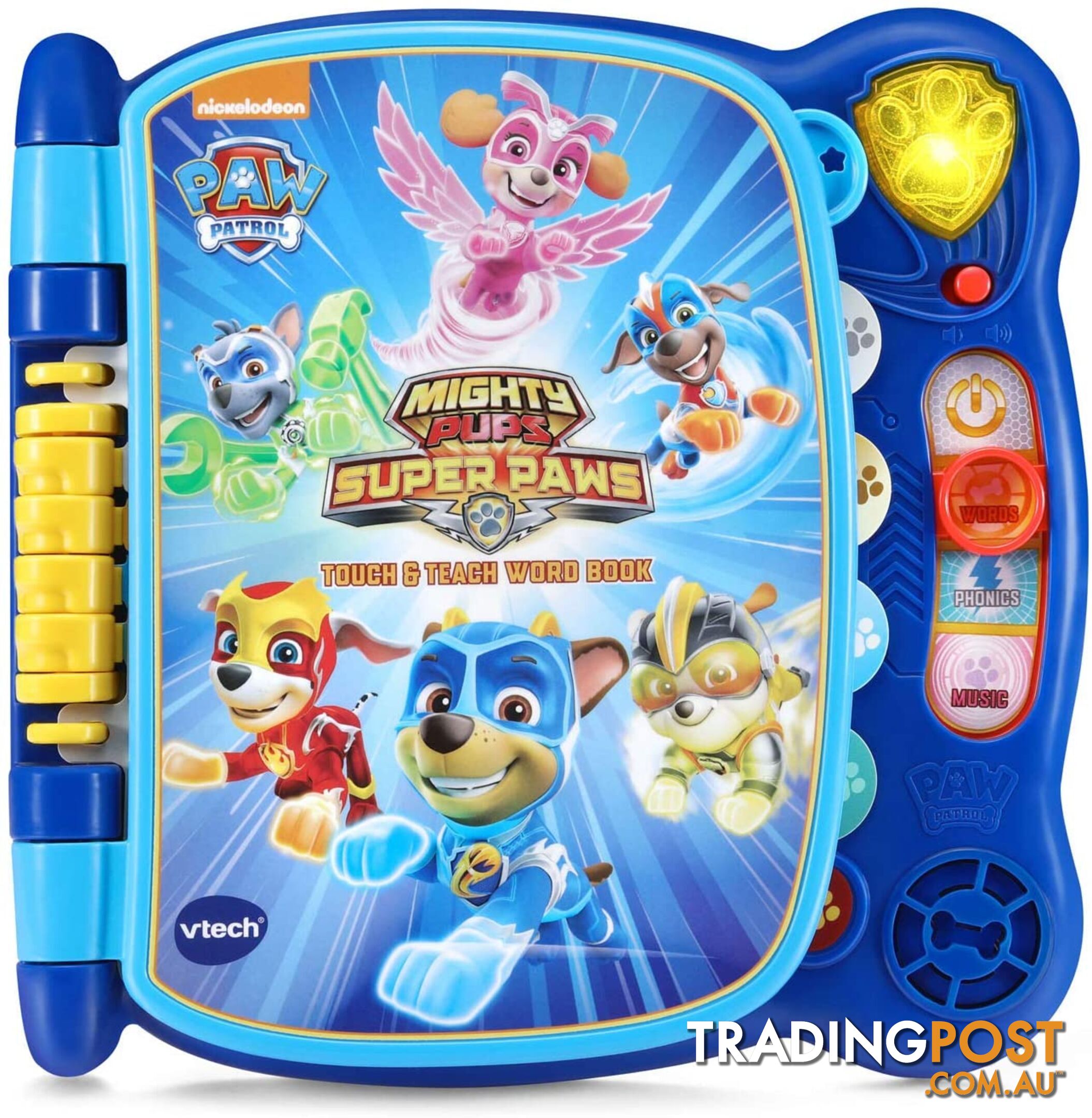 Paw Patrol â€“ Mighty Pups Touch And Teach Word Book Vtech Tn80530700 - 3417765307003