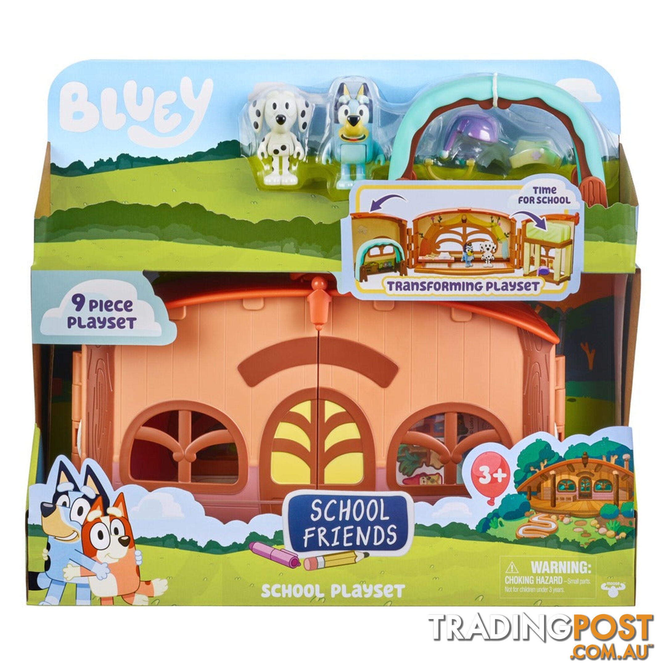 Bluey School Friends Calypso's School Playset - Mj17337 - 630996173374