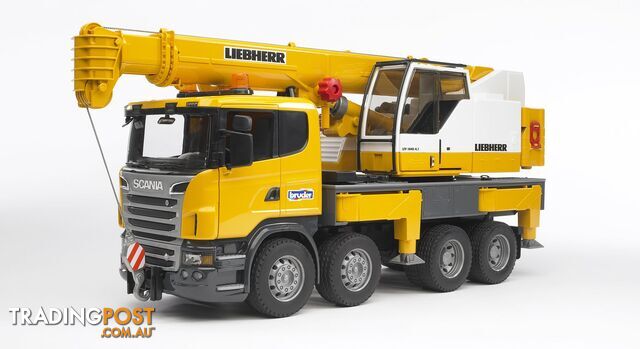 Bruder Scania R-series Liebherr Crane Truck - Bruder Construction 03570 - 4001702035709