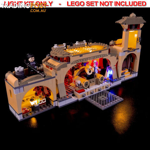 LIGHT KIT for LEGO Boba Fett's Throne Room 75326  - Light My Bricks - 744109767975