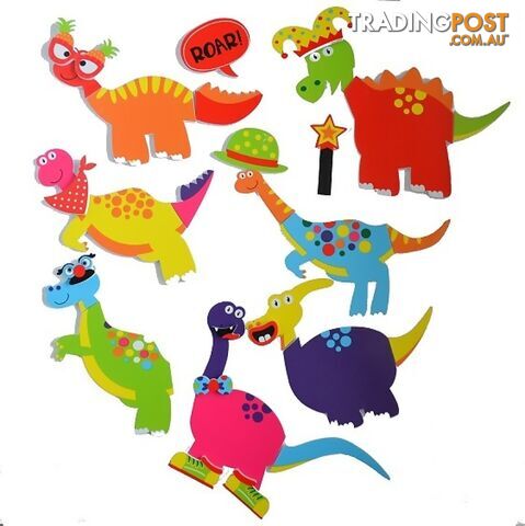 Buddy & Barney - Bath Time Stickers Weird & Wonderful Dinosaurs - Mh Bb169 - 712195455564