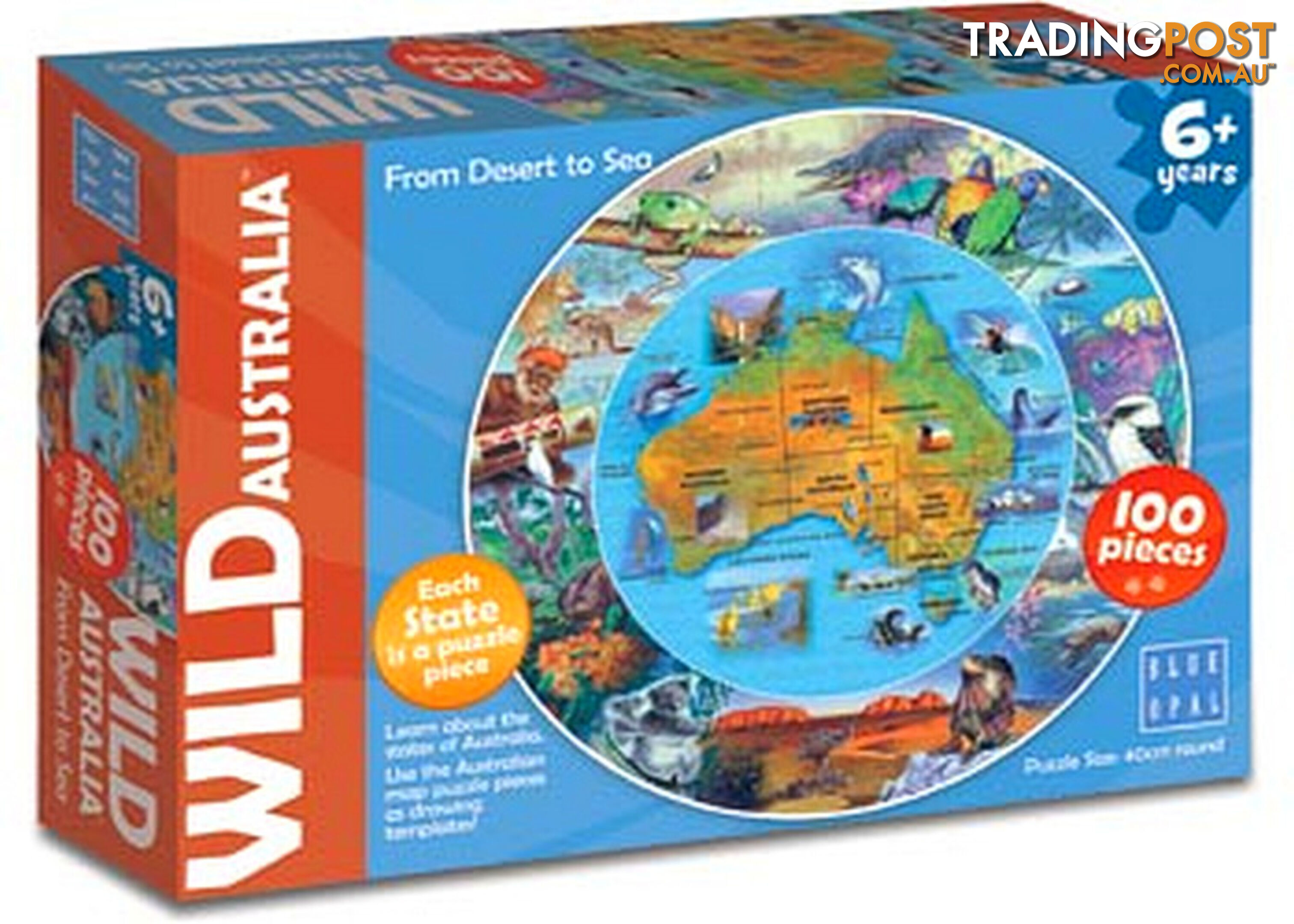 Blue Opal - Wild Australia From Desert To Sea 100 Pieces Jigsaw Puzzle Bl01976 - 0633793019760