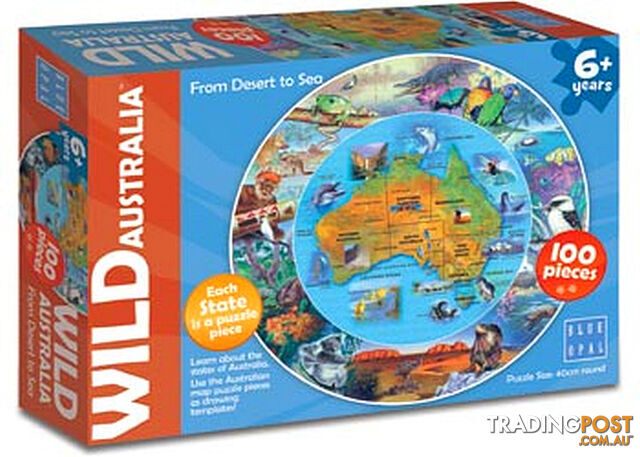 Blue Opal - Wild Australia From Desert To Sea 100 Pieces Jigsaw Puzzle Bl01976 - 0633793019760