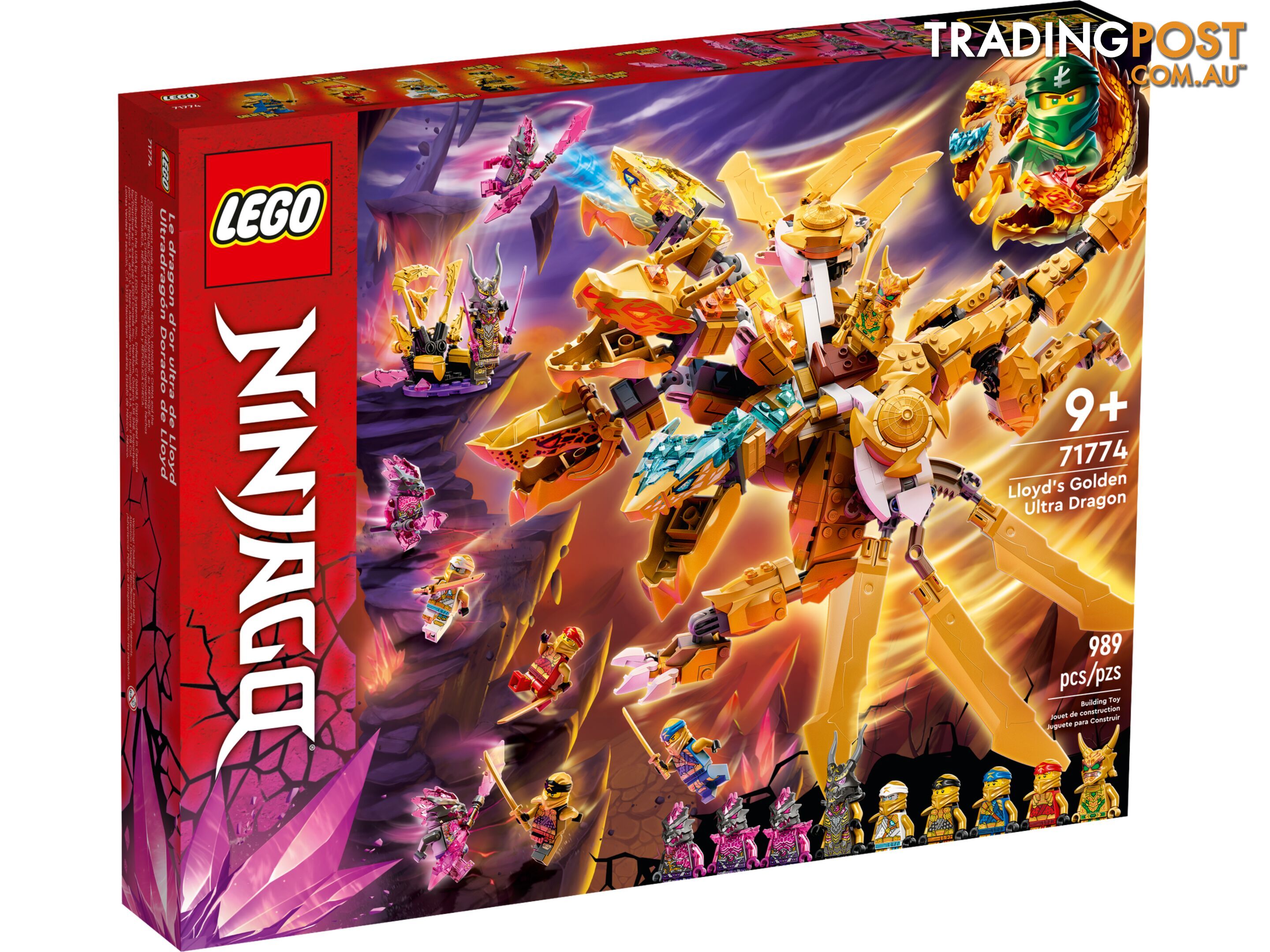 LEGO 71774 Lloydâ€™s Golden Ultra Dragon - Ninjago - 5702017152066