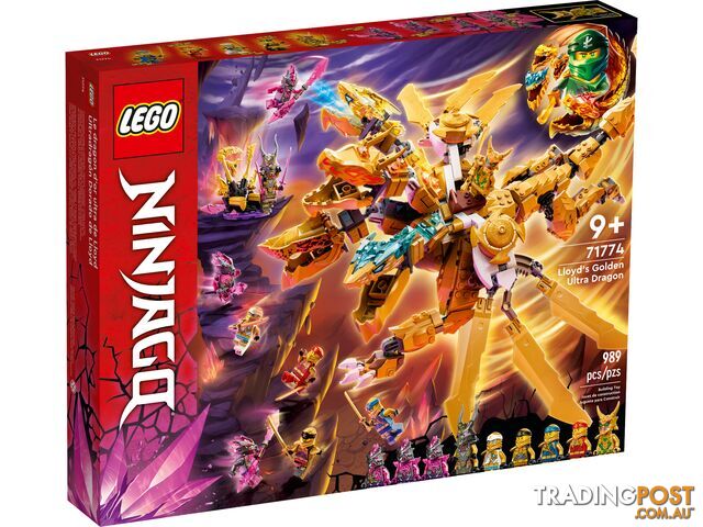 LEGO 71774 Lloydâ€™s Golden Ultra Dragon - Ninjago - 5702017152066