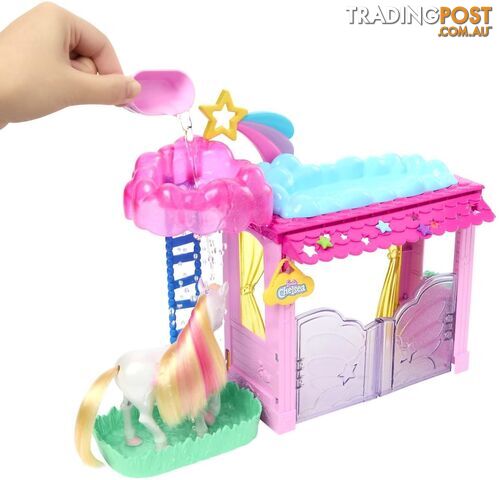 Barbie - A Touch Of Magic Chelsea Doll Playset With Baby Pegasus Winged Horse Toys - Mattel - Mahnt67 - 194735149384