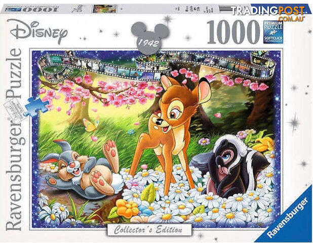 Ravensburger - Disney Memories Bambi 1942 Jigsaw Puzzle 1000pc - Mdrb19677 - 4005556196777