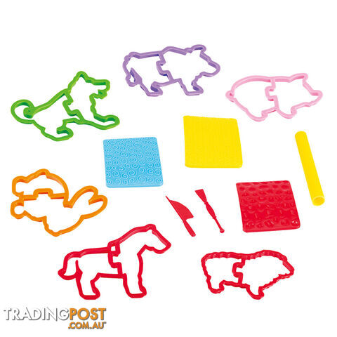 Playgo Toys Ent. Ltd. Animal Dough Tool Pack Assorted Styles - Art65986 - 4892401849052