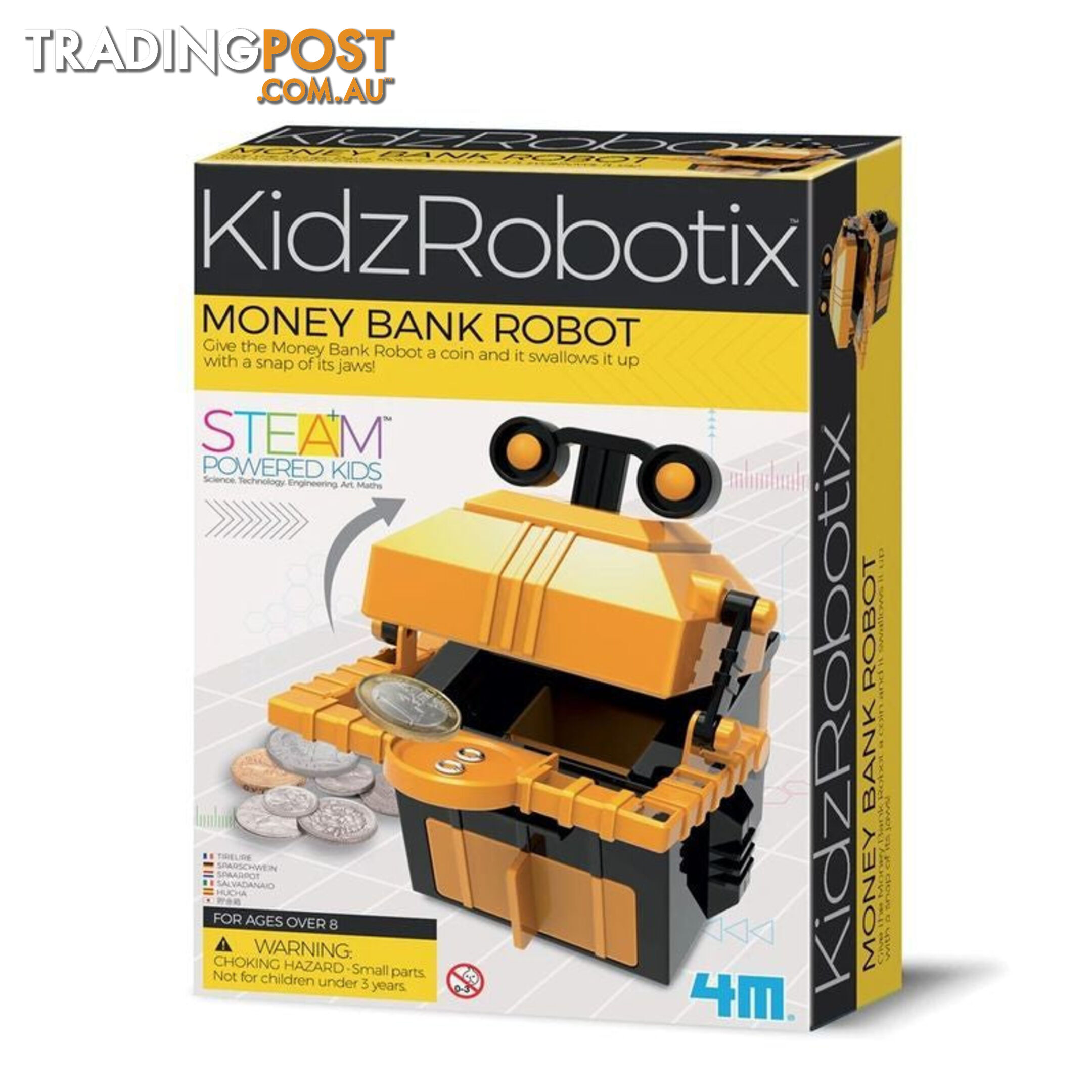 4m - Kidz Robotix Money Bank Robot - Steam -jpfsg3422 - 4893156034229