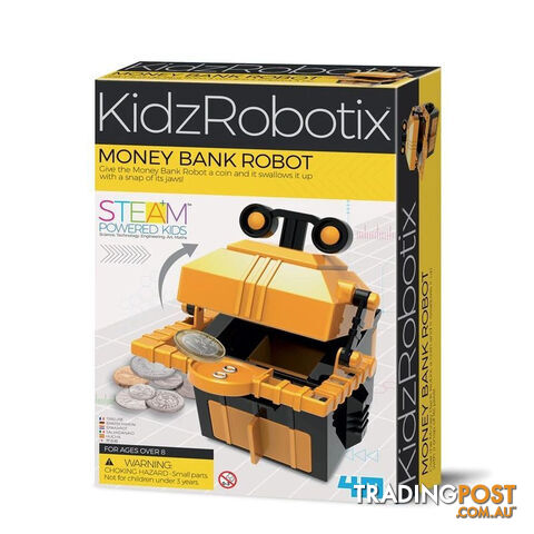 4m - Kidz Robotix Money Bank Robot - Steam -jpfsg3422 - 4893156034229