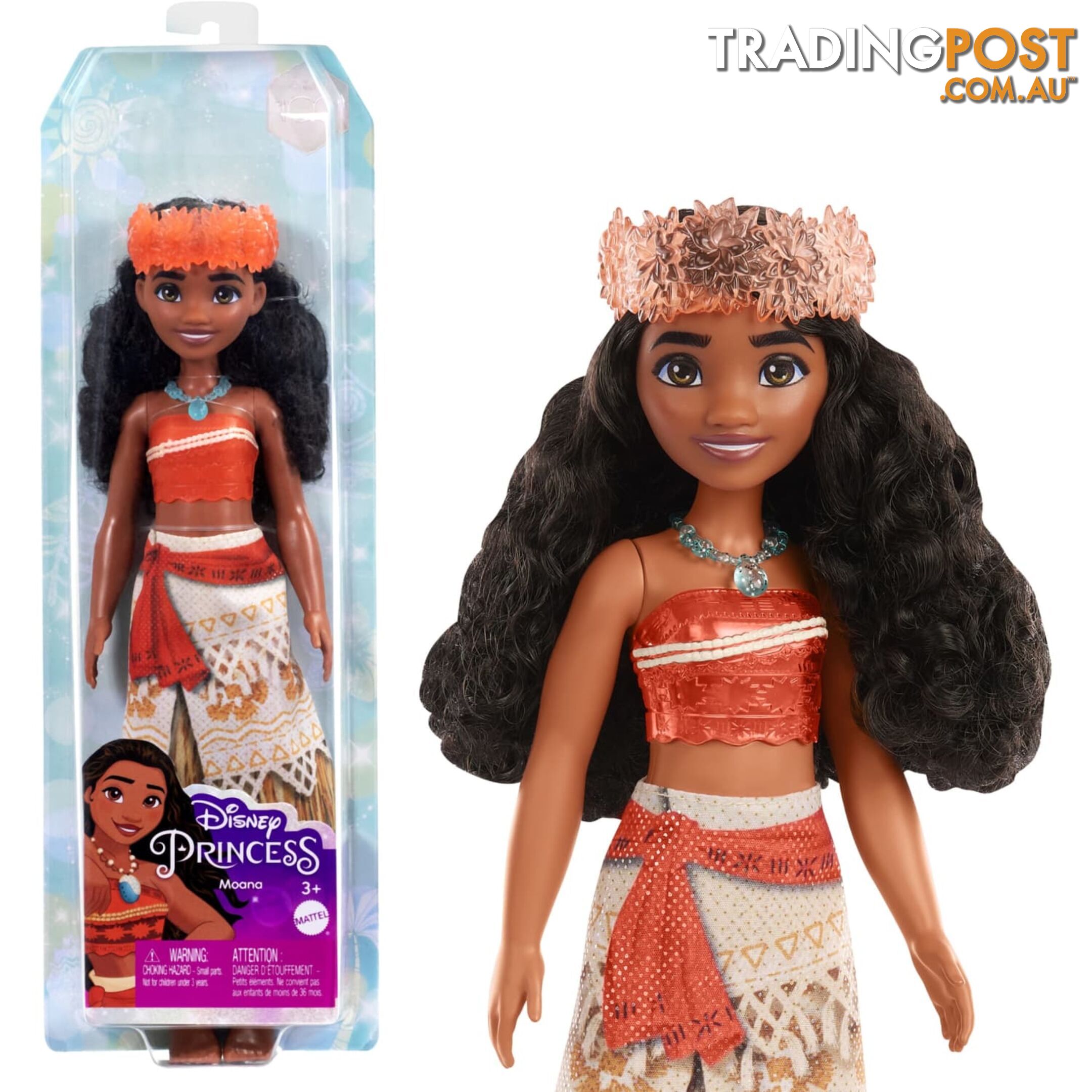 Disney Princess Moana Fashion Doll And Accessories - New For 2023 - Mahlw05 - 194735120321