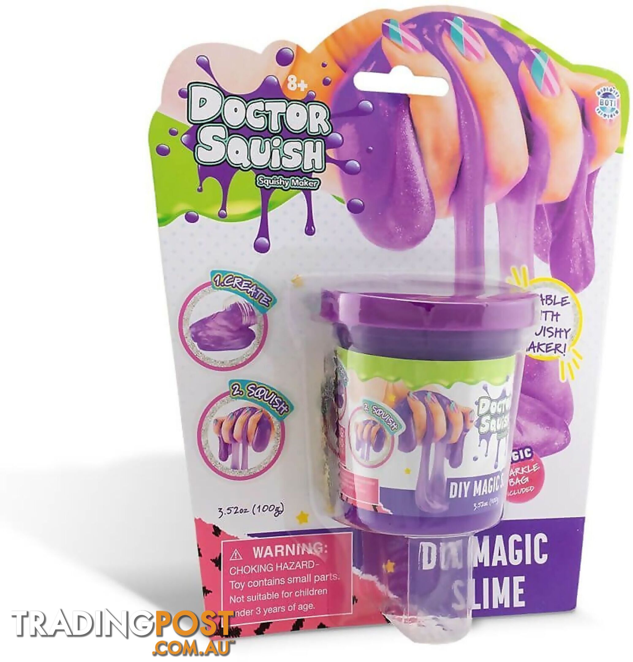 Doctor Squish Diy Magic Slime Purple - Jsds38495 - 4897046473877