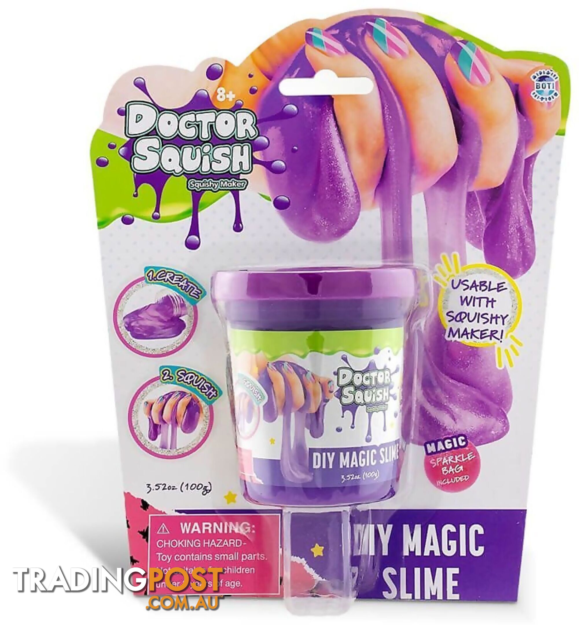 Doctor Squish Diy Magic Slime Purple - Jsds38495 - 4897046473877