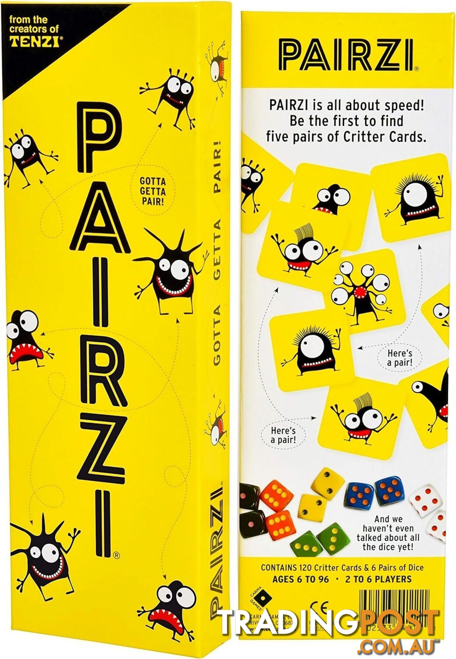 Tenzi - Pairzi - Card Game - Dztpair - 602573541111