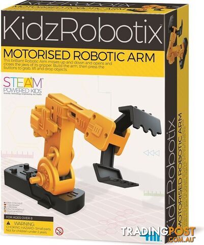 4M - KidzRobotix - Motorised Robotic Arm - Jpfsg3413 - 4893156034137