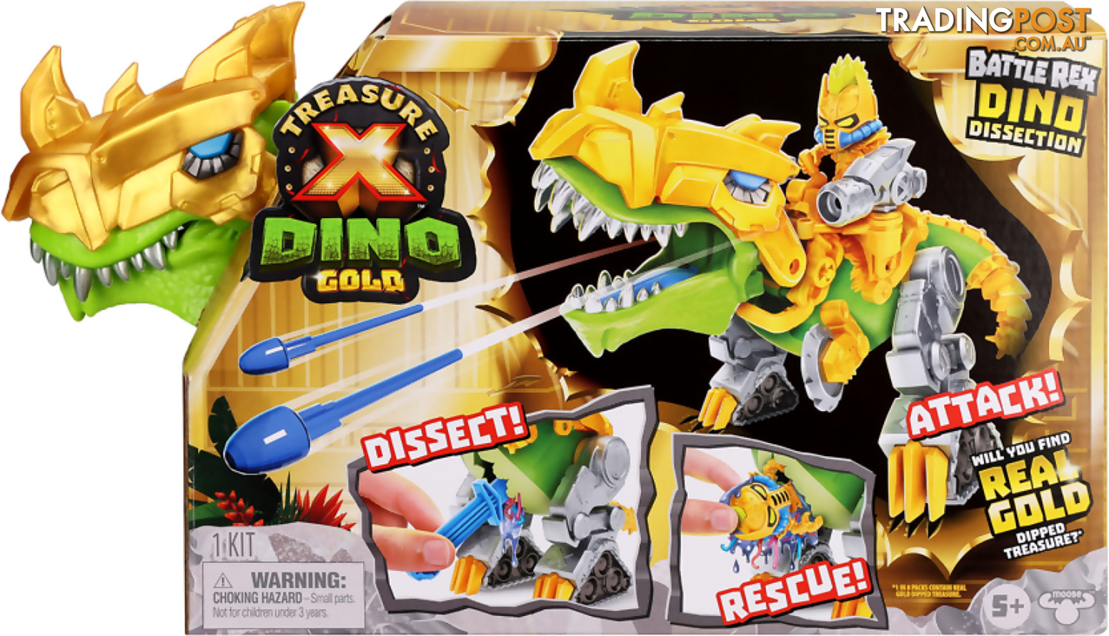 Treasure X - Dino Gold S5 Battle Rex Dino Dissection - Mj41727 - 630996417270