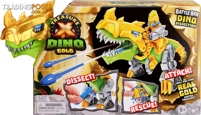 Treasure X - Dino Gold S5 Battle Rex Dino Dissection - Mj41727 - 630996417270
