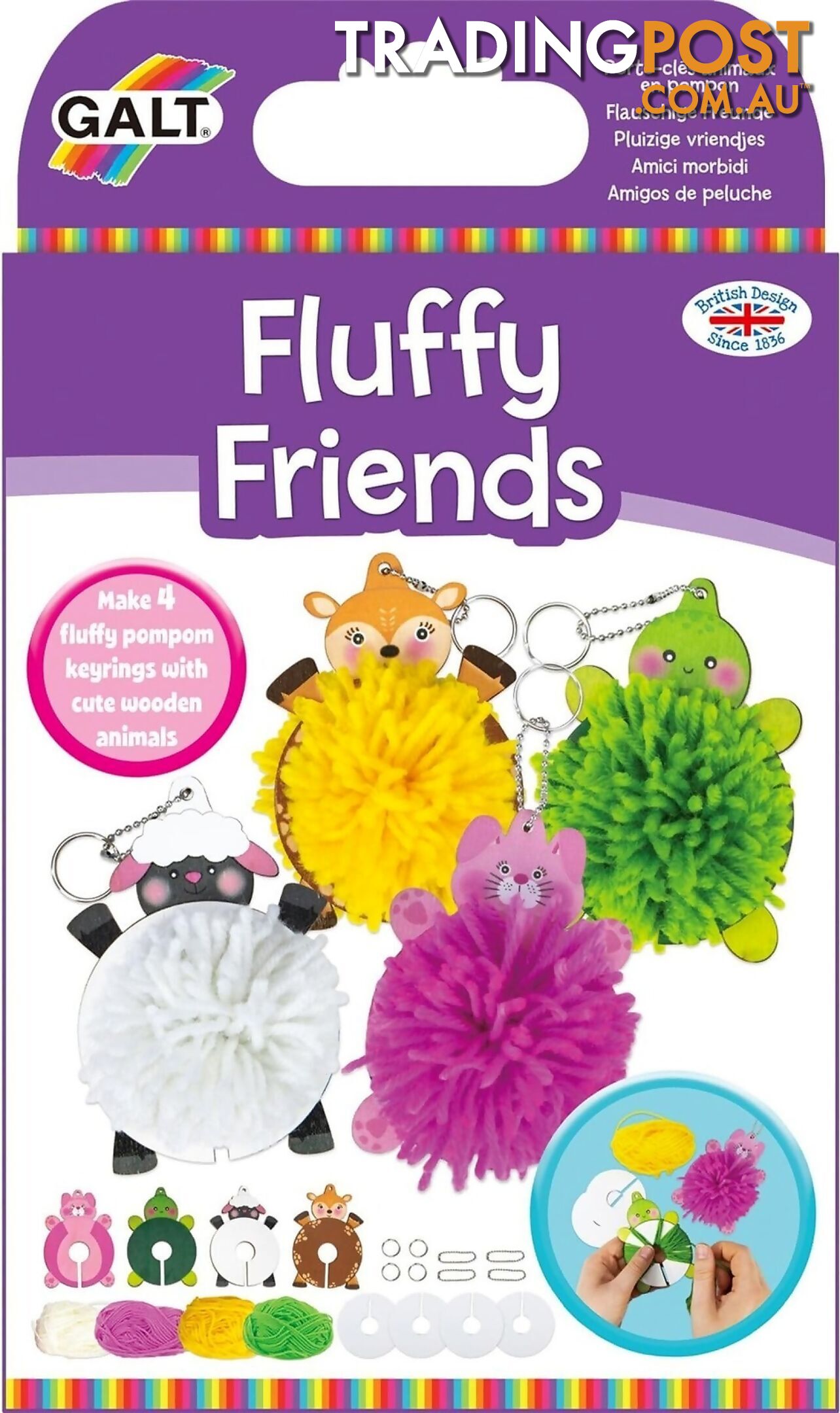 Galt - Fuffy Friends Art Craft Kit - Mdgn5428 - 5011979616401