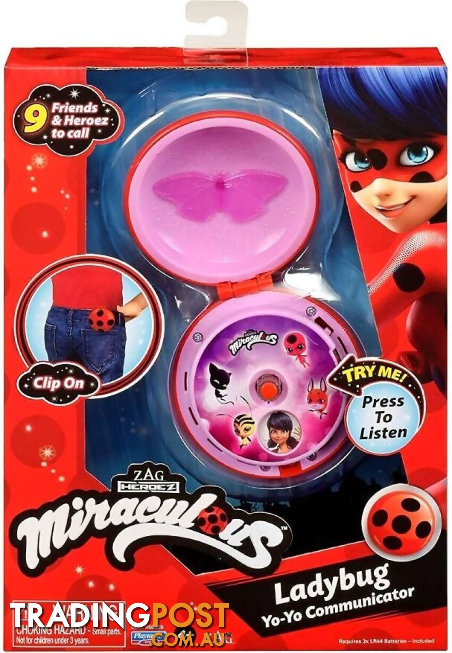 Miraculous Ladybug - Electronic Roleplay Ladybug Yo Yo Communicator - Hs50629 - 043377506294