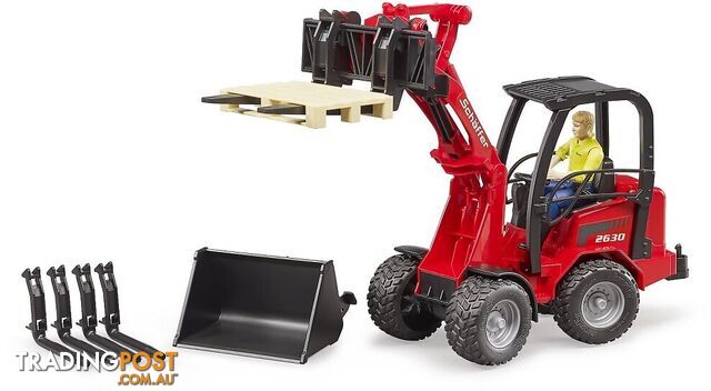 Bruder Shaffer Compact Loader 2630 With Figure And Accessories - Zi24002191 - 4001702021917