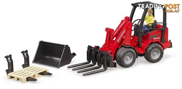 Bruder Shaffer Compact Loader 2630 With Figure And Accessories - Zi24002191 - 4001702021917