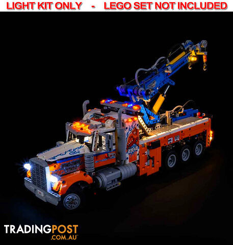 LIGHT KIT for LEGO Heavy Duty Tow Truck 42128 - Light My Bricks - 744109767845