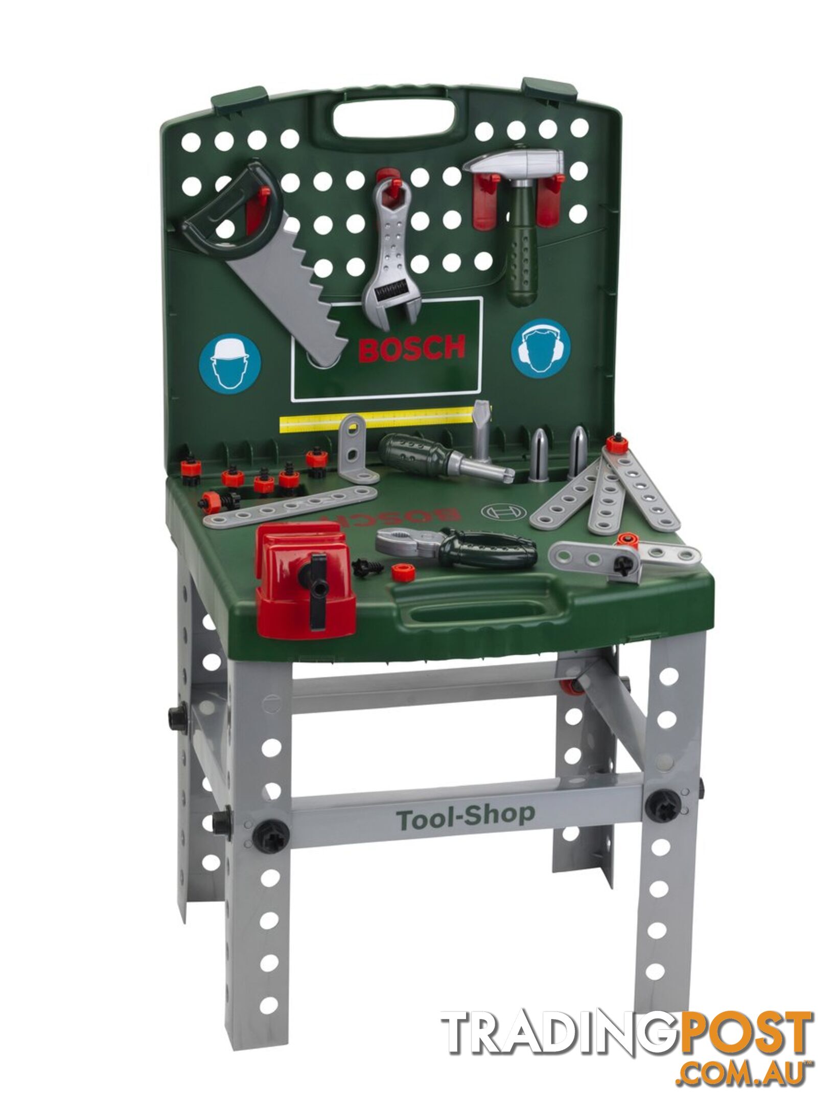 Bosch Foldable Toy Workbench And Tool Set In A Case Azatk8681 - 4009847086815