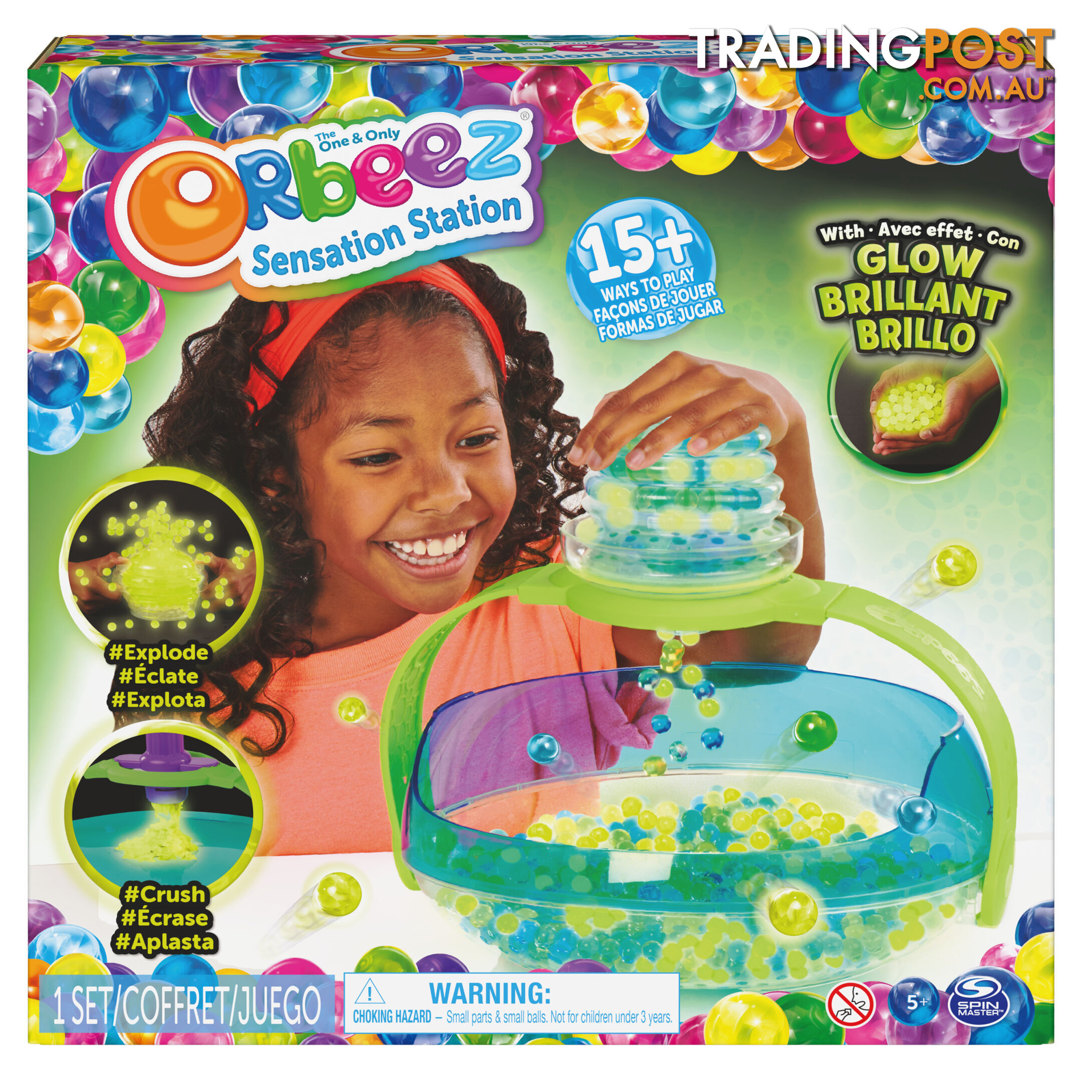 Orbeez -  Sensation Station 2000 Non-toxic Glow In The Dark Water Beads With 6 Tools And Storage - Si6065144 - 778988434505