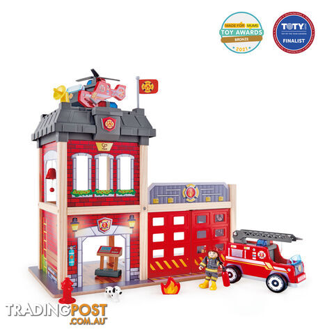 Hape -  City Fire Station - E3023 - 6943478021600