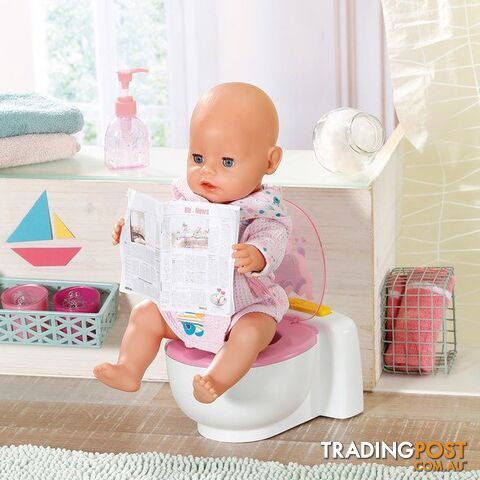 Baby Born - Bath Poo Poo Toilet - Bj828373 - 4001167828373