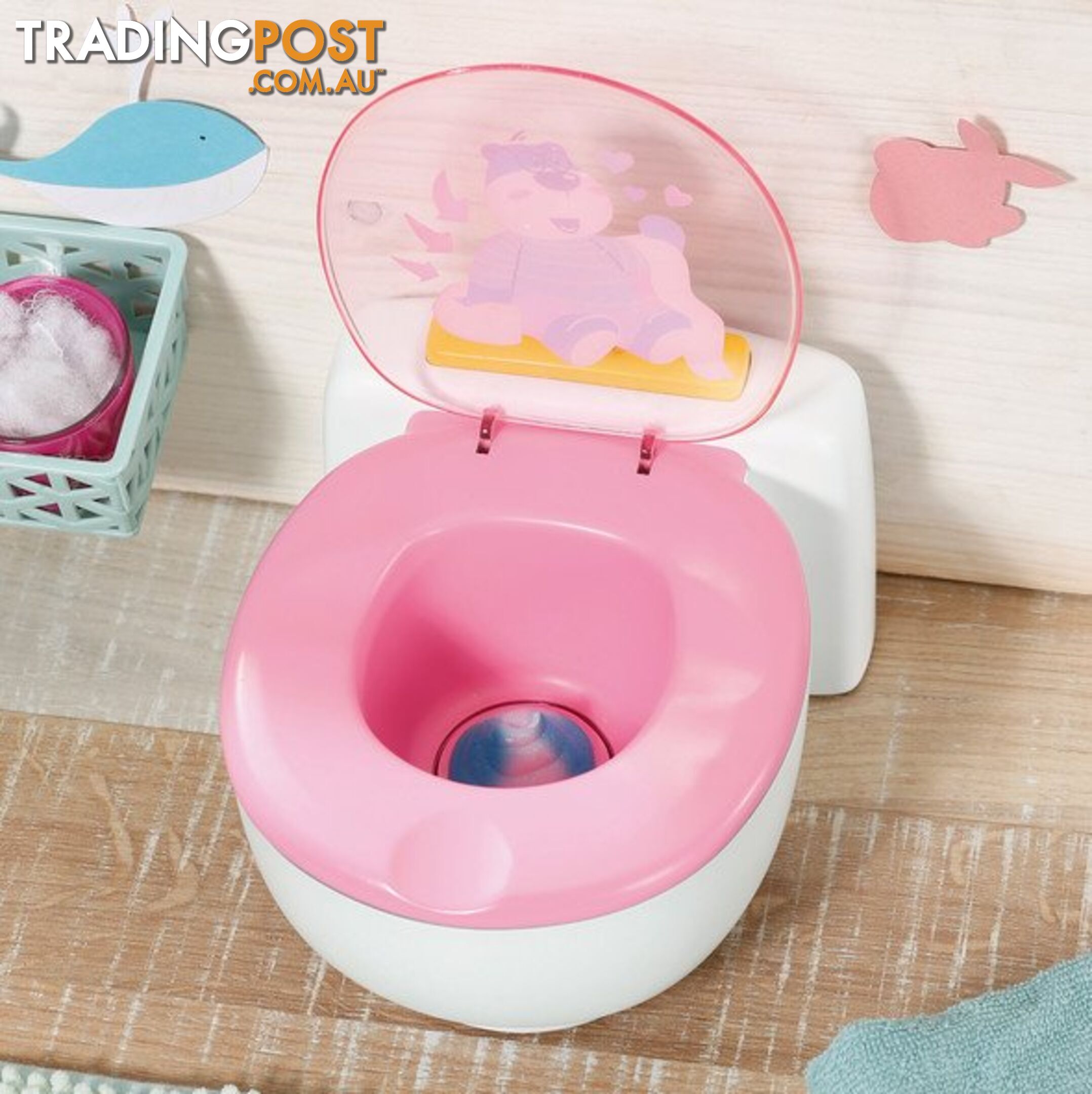 Baby Born - Bath Poo Poo Toilet - Bj828373 - 4001167828373