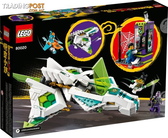 LEGO 80020 White Dragon Horse Jet - Monkie Kid - 5702016911145