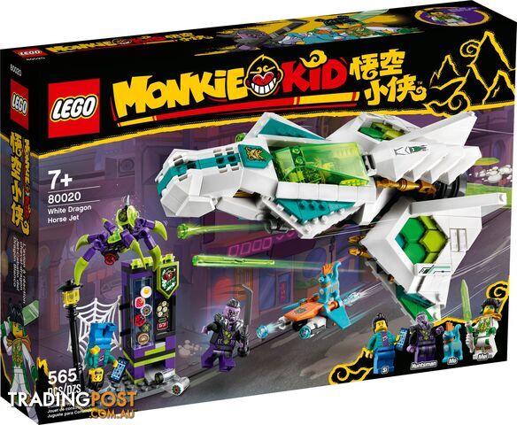 LEGO 80020 White Dragon Horse Jet - Monkie Kid - 5702016911145
