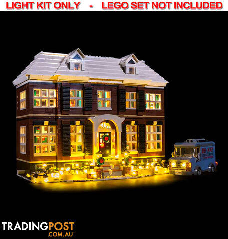 LIGHT KIT for LEGO Home Alone 21330  - Light My Bricks - 744109767678