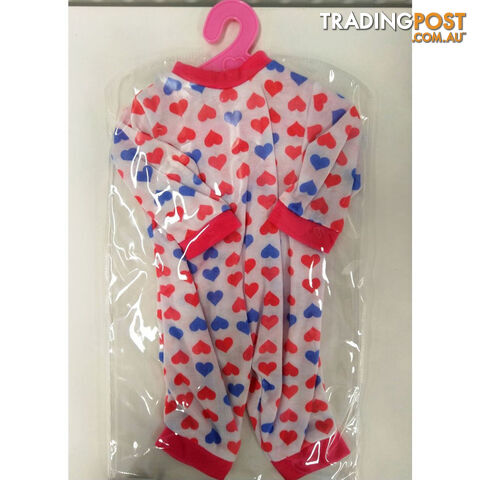 Dollsworld - Fashion Boutique Baby Romper For 18 Inch(45cm) Doll Assorted Styles - Art64388 - 5018621601181